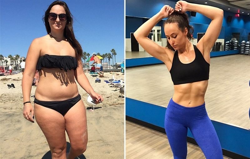 Antes e depois com o Jejum das Coreanas